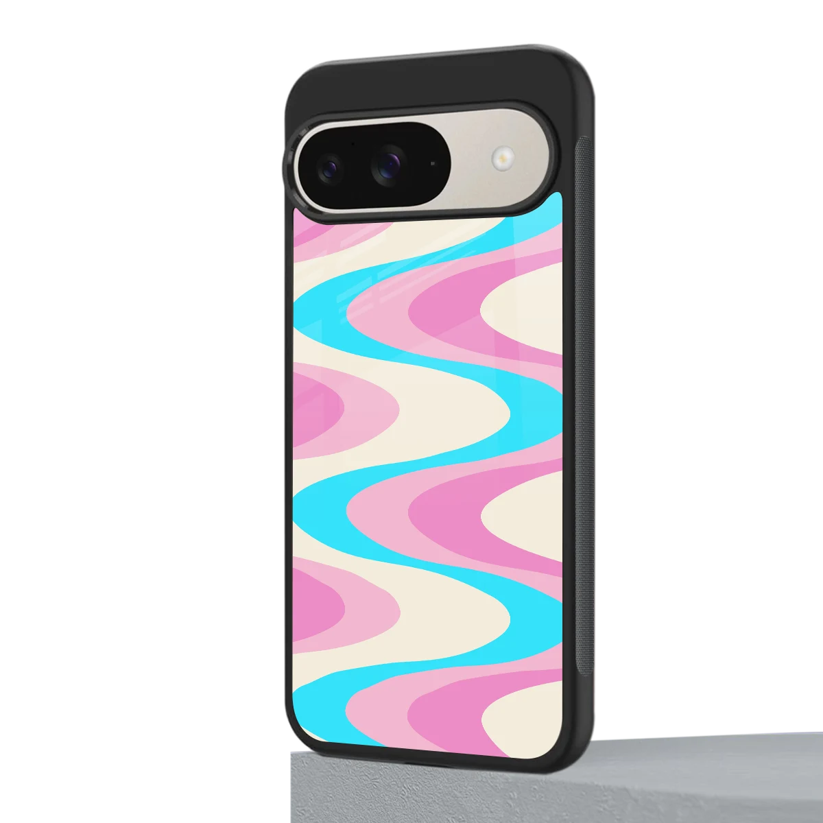 Psychedelic Zig google pixel 9 mobile cover | shockproof glass phone case