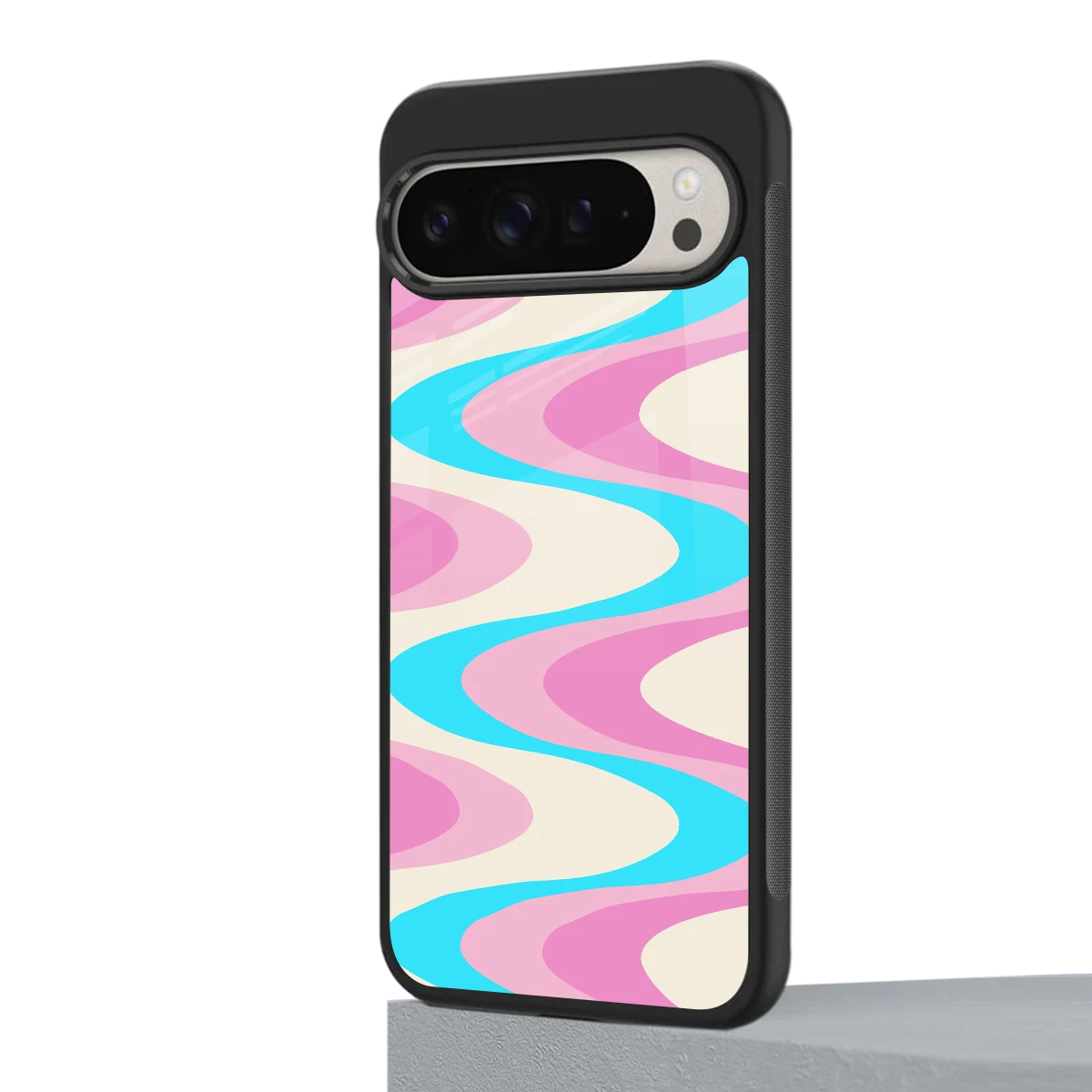 Psychedelic Zig google pixel 9 pro mobile cover | shockproof glass phone case