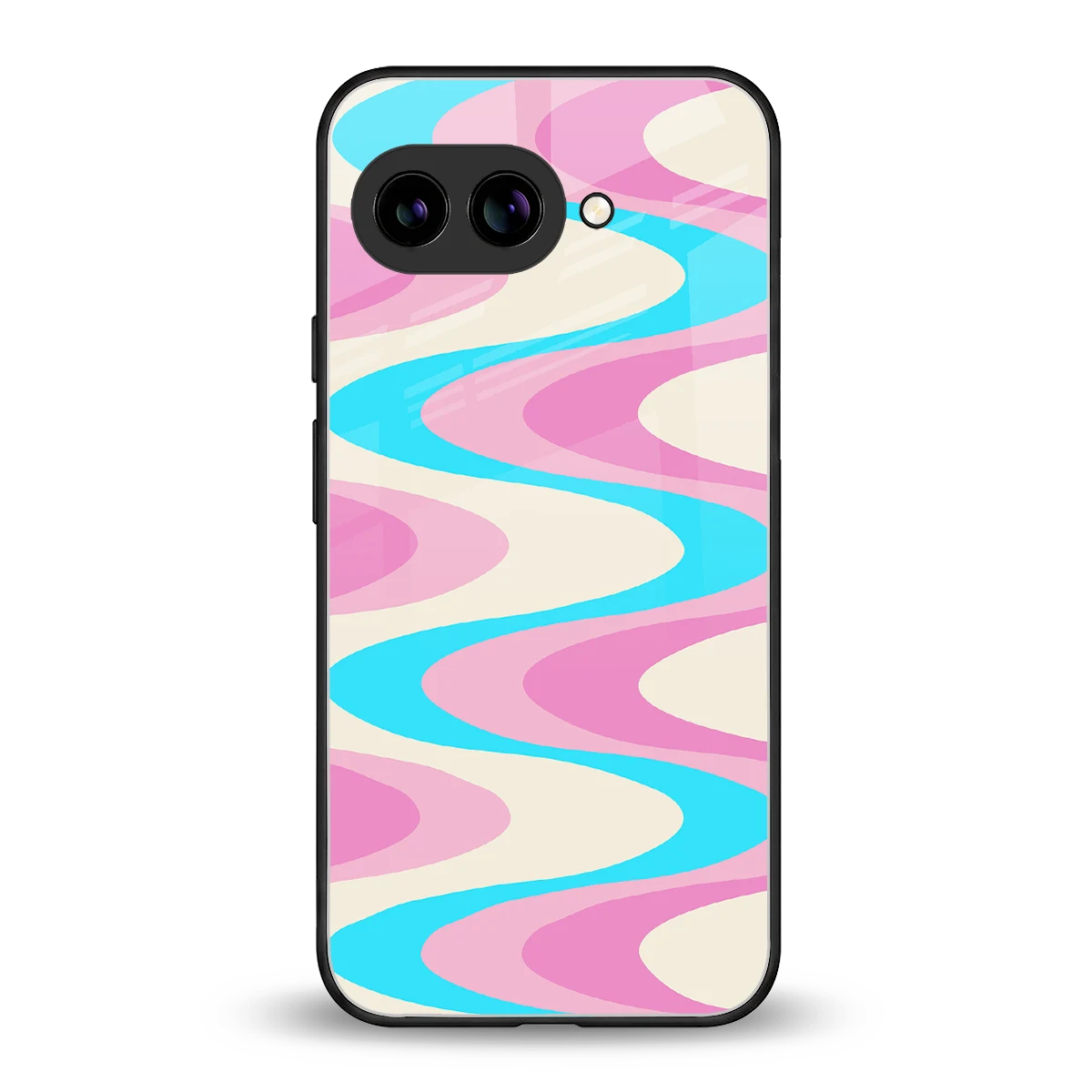Psychedelic Zig back phone cover | glass case for google pixel 10a