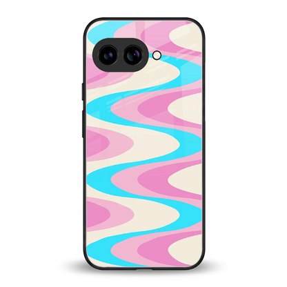 Psychedelic Zig back phone cover | glass case for google pixel 10a