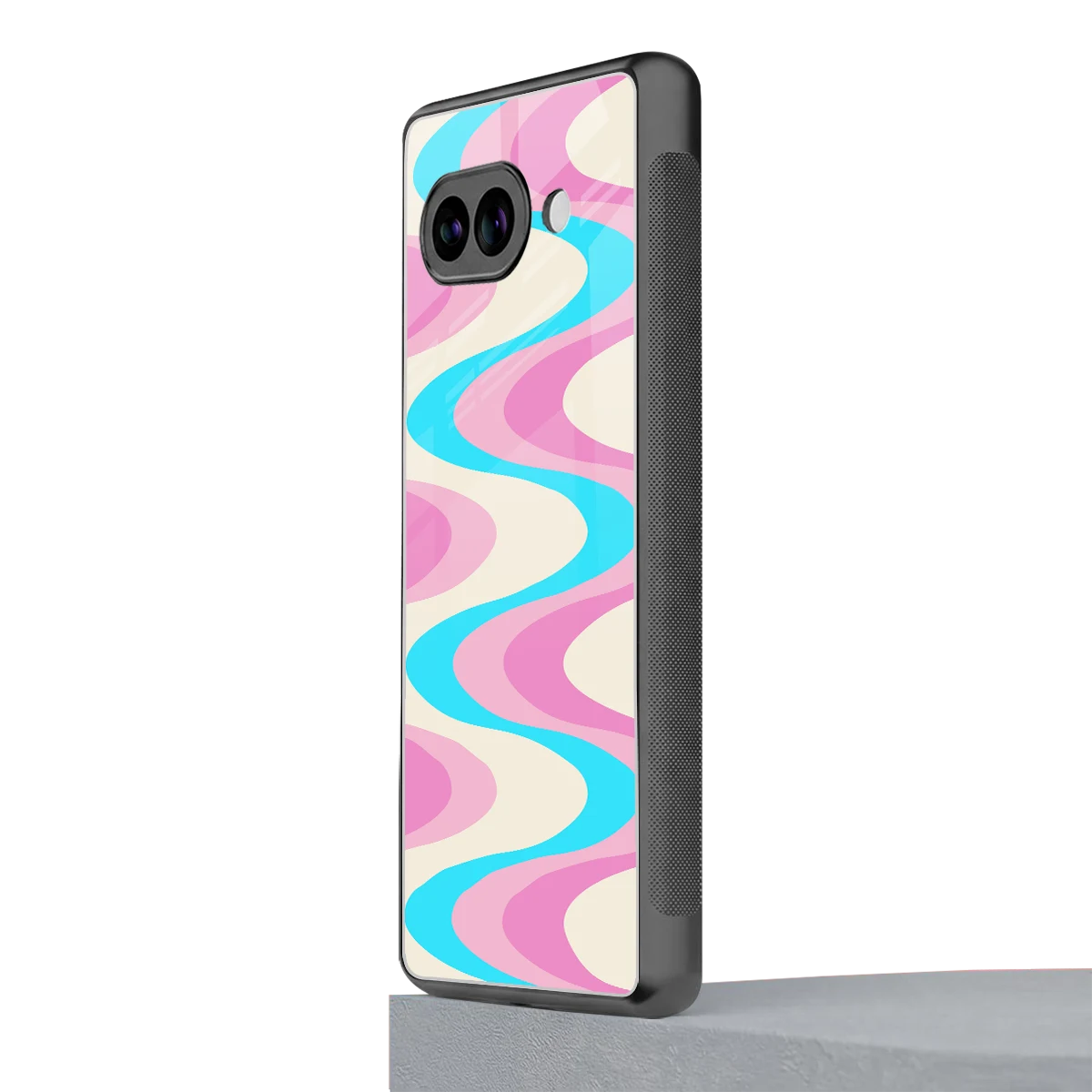 Psychedelic Zig google pixel 10a mobile cover | shockproof glass phone case