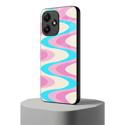 Psychedelic Zig redmi 12 5g mobile cover | shockproof glass phone case