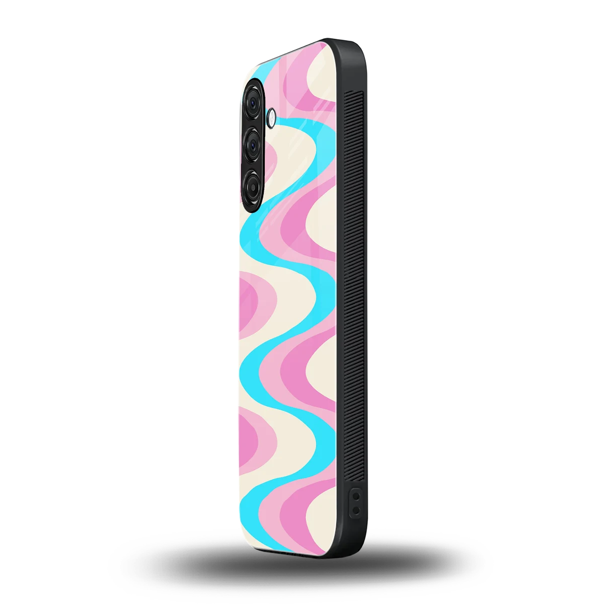 Psychedelic Zig samsung galaxy m35 5g mobile cover | shockproof glass phone case
