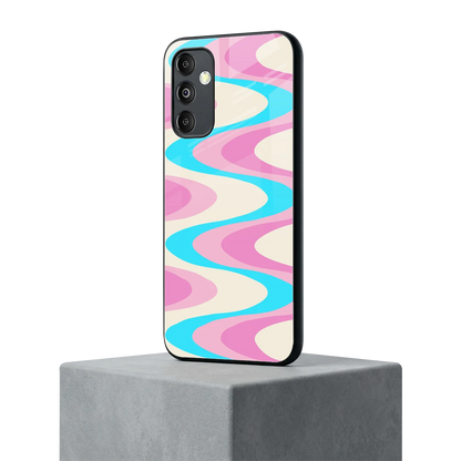 Psychedelic Zig samsung galaxy m14 5g mobile cover | shockproof glass phone case