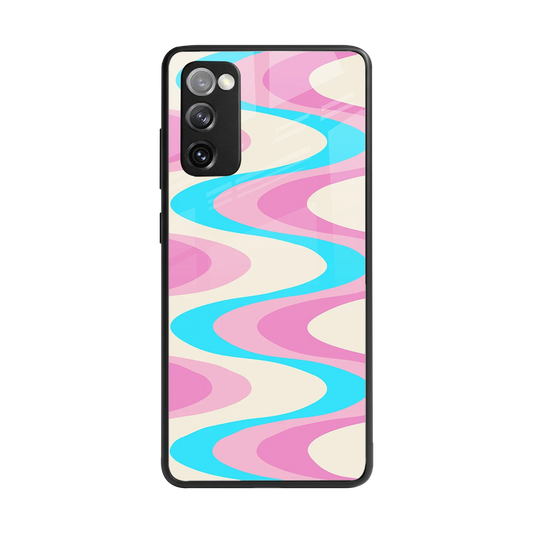 Psychedelic Zig back phone cover | glass case for samsung galaxy s20 fe