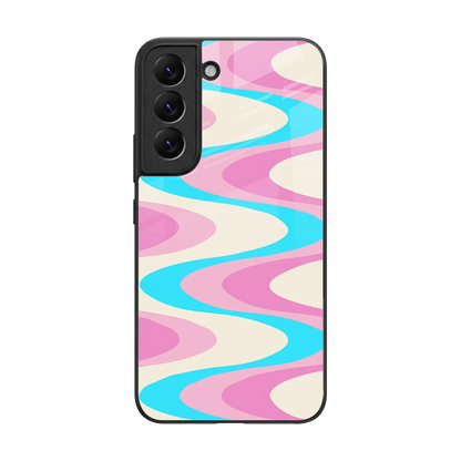 Psychedelic Zig back phone cover | glass case for samsung galaxy s22