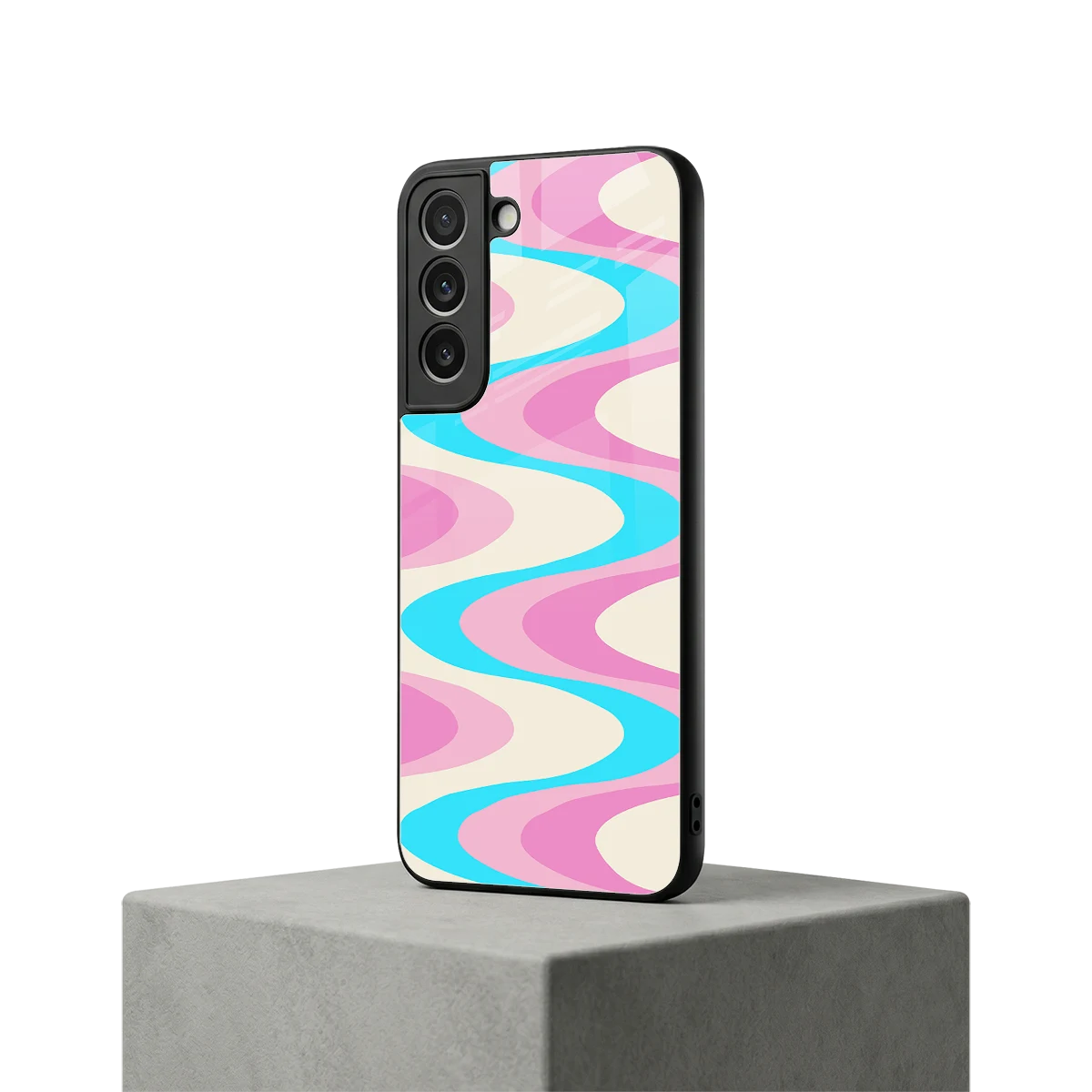 Psychedelic Zig samsung galaxy s22 mobile cover | shockproof glass phone case