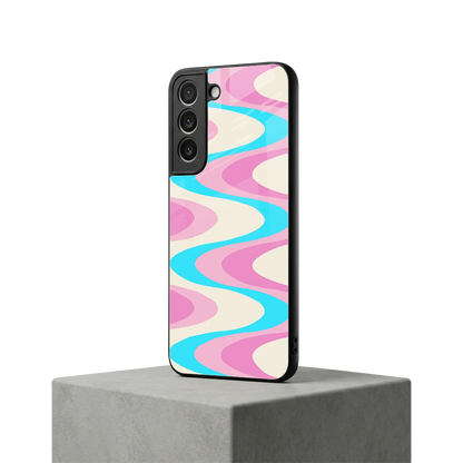 Psychedelic Zig samsung galaxy s22 mobile cover | shockproof glass phone case