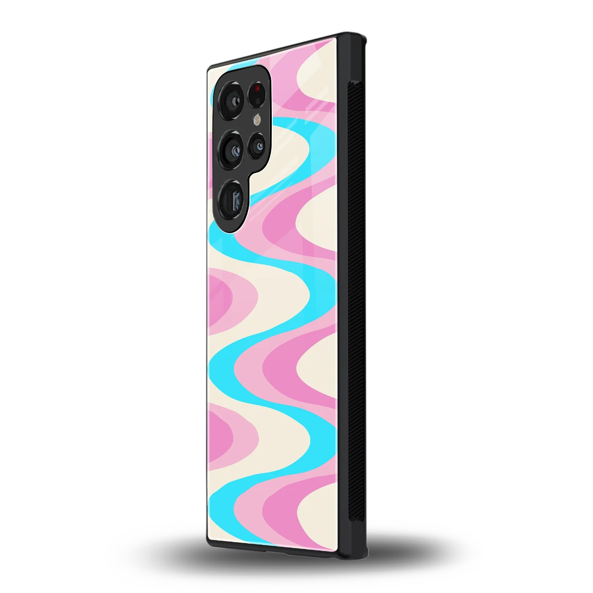 Psychedelic Zig samsung galaxy s24 ultra mobile cover | shockproof glass phone case