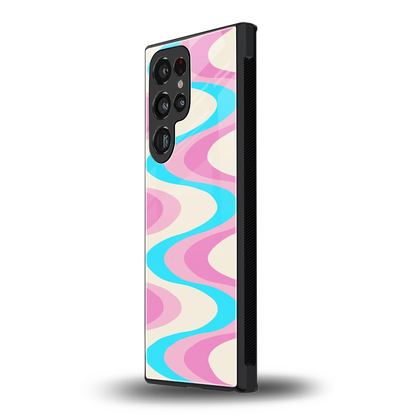 Psychedelic Zig samsung galaxy s24 ultra mobile cover | shockproof glass phone case