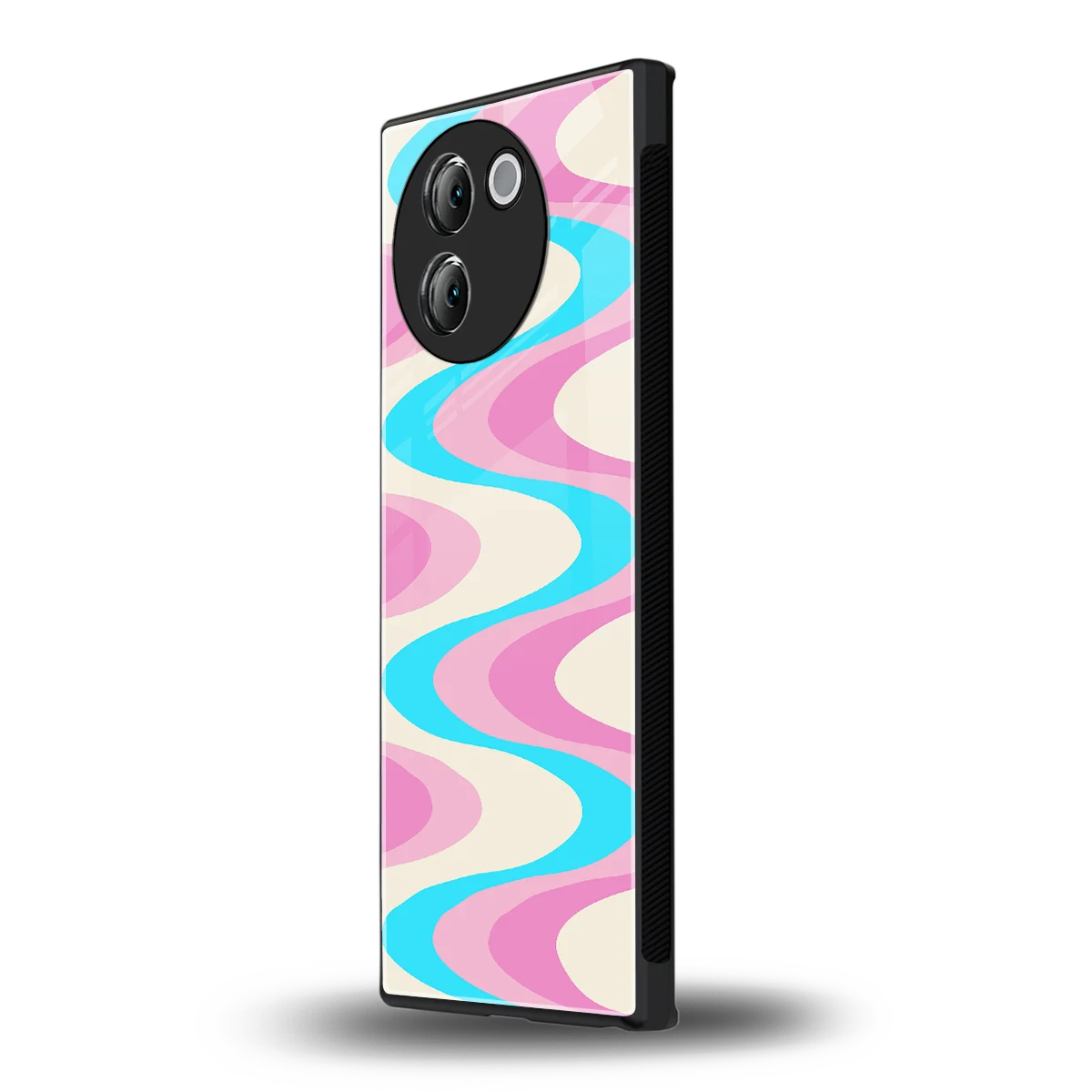 Psychedelic Zig vivo v30e mobile cover | shockproof glass phone case