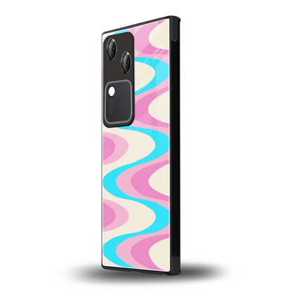 Psychedelic Zig vivo v30 mobile cover | shockproof glass phone case