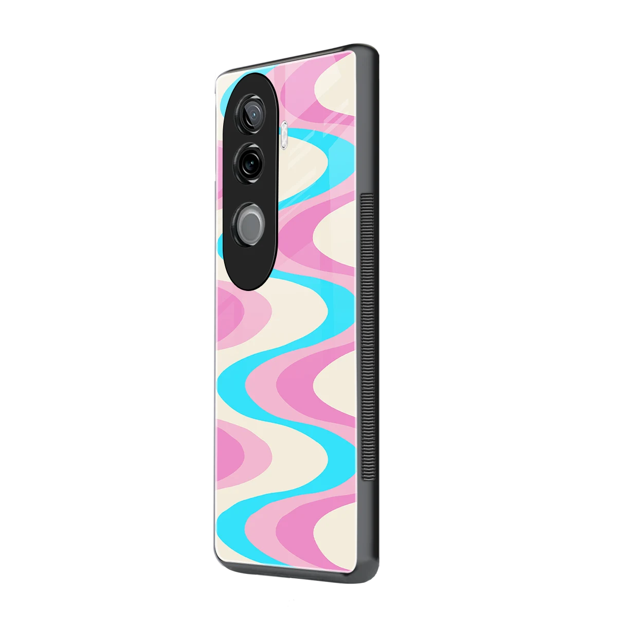 Psychedelic Zig vivo v40e mobile cover | shockproof glass phone case
