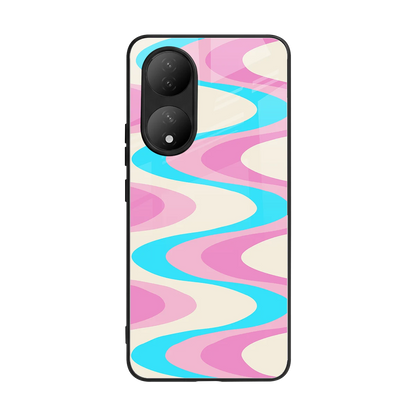 Psychedelic Zig back phone cover | glass case for Vivo-y100