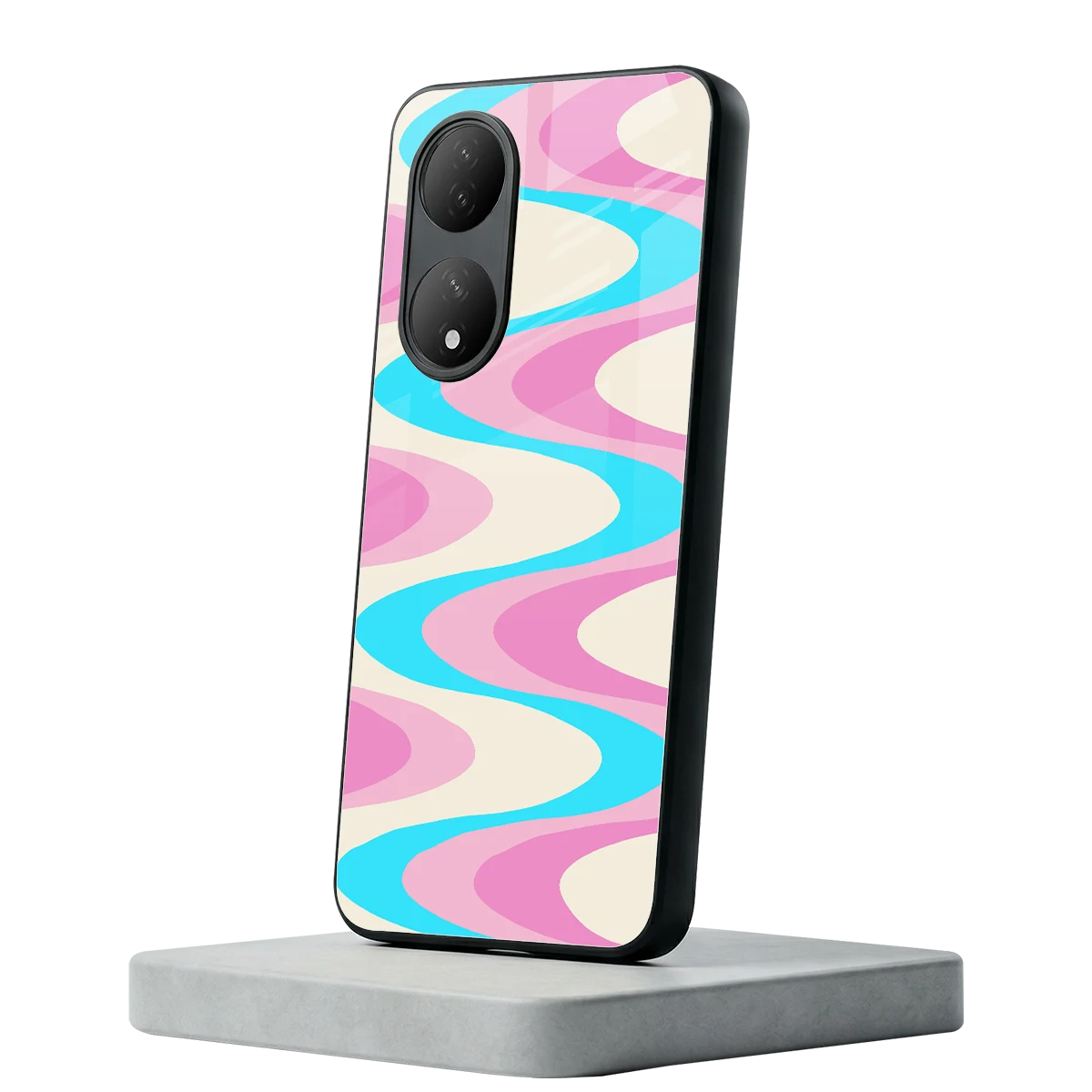 Psychedelic Zig Vivo-y100 mobile cover | shockproof glass phone case