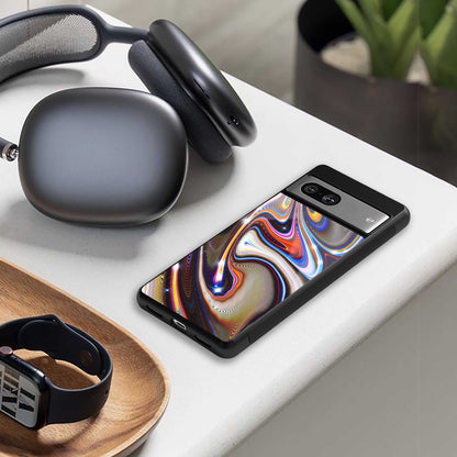 Psychedelic Marble Phone Case for Iphone 16 | Glass Case