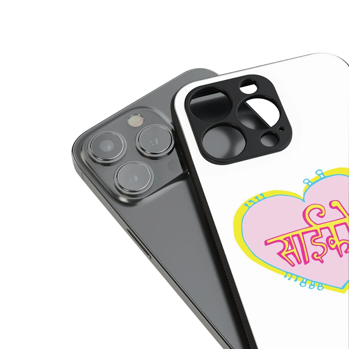Psycho stylish phone case for iphone 13 pro | glossy glass and slim fit