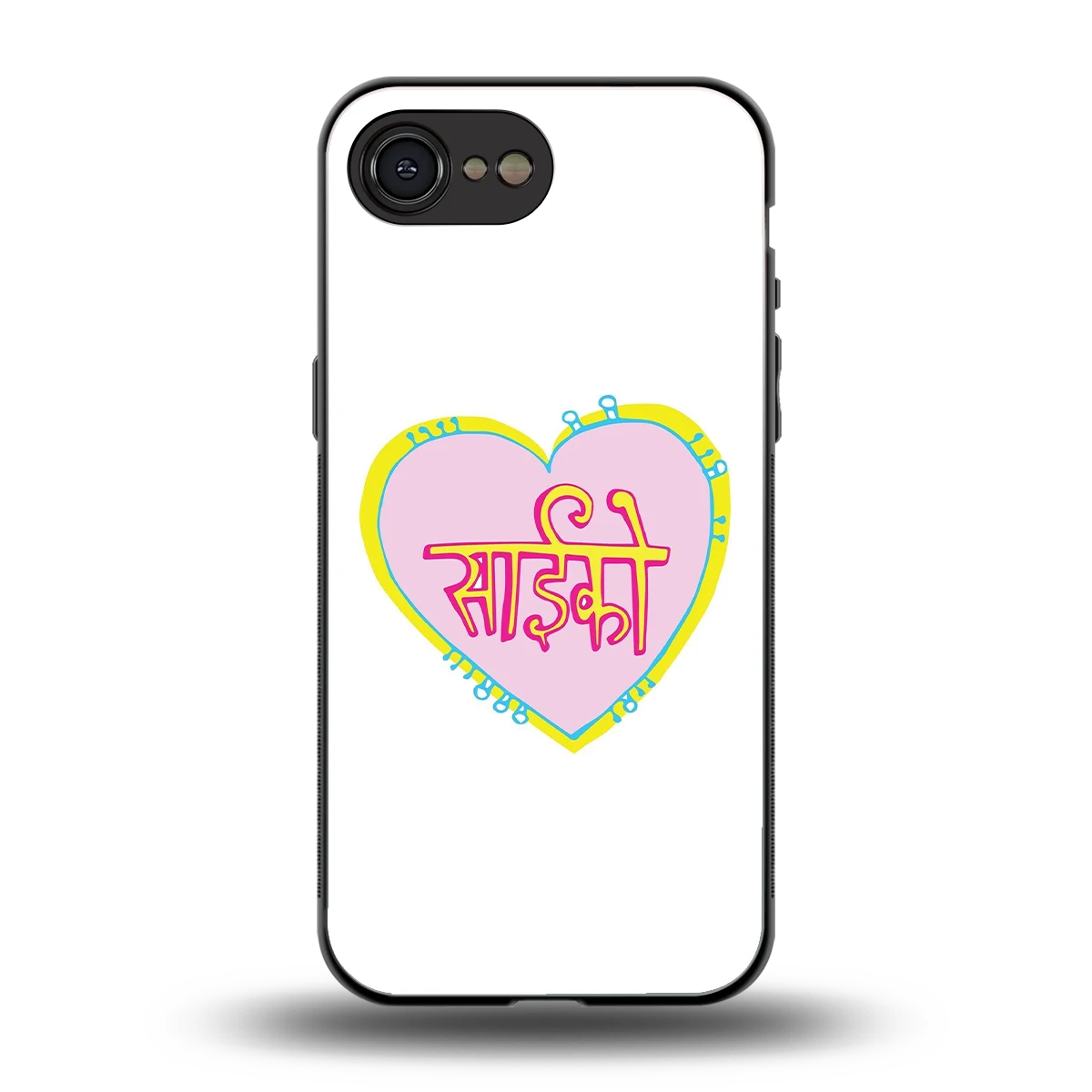 Psycho back phone cover | glass case for iphone 17e