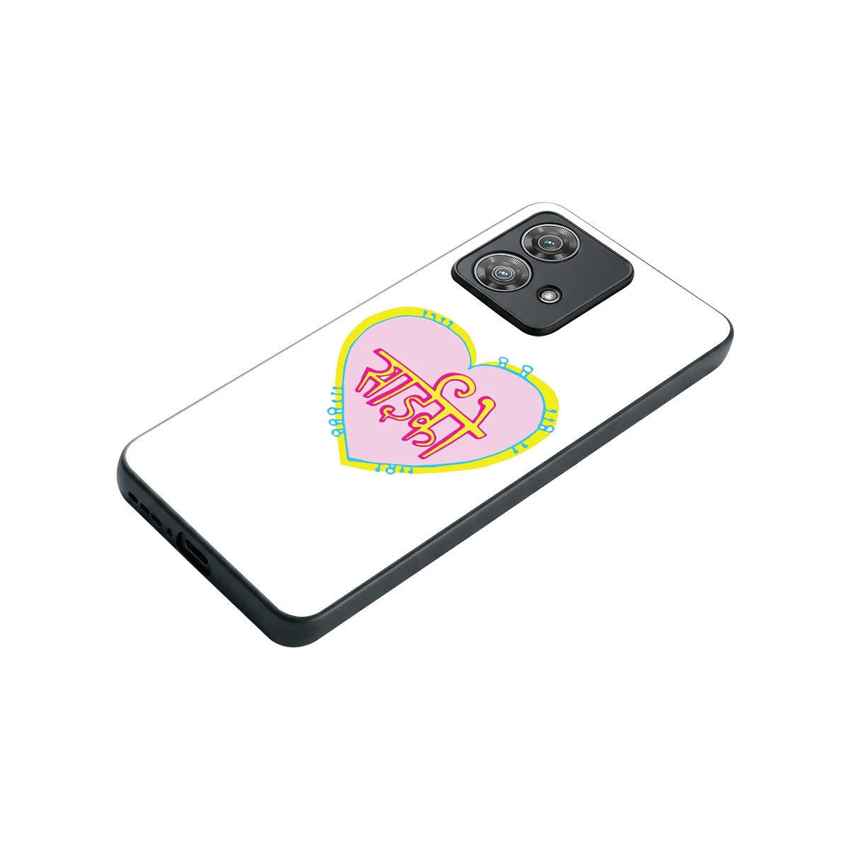 Psycho stylish phone case for motorola edge 40 neo 5g | glossy glass and slim fit