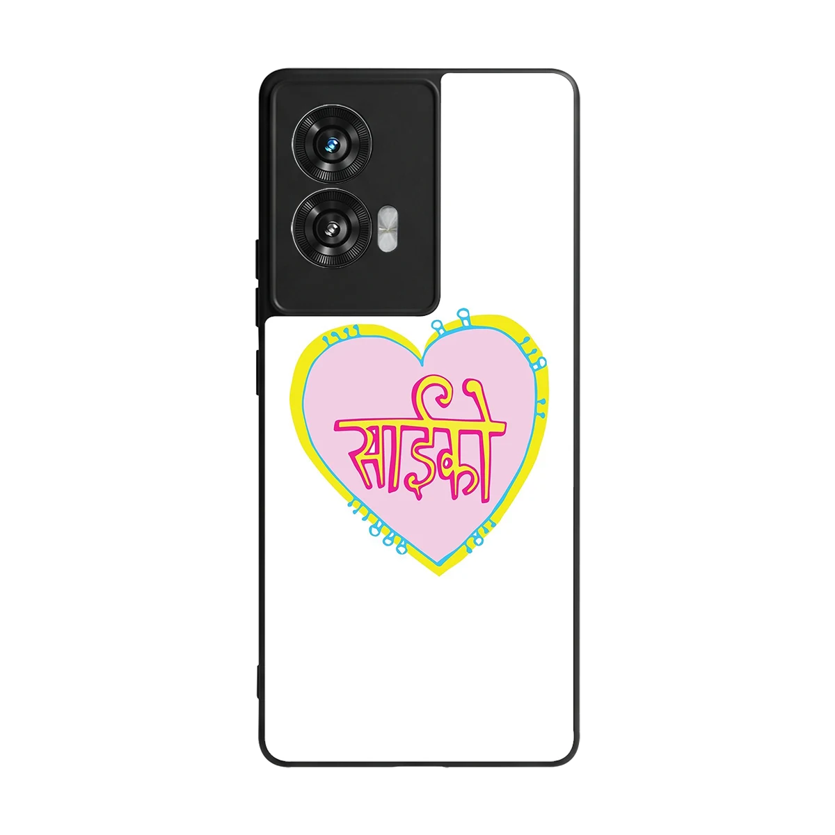 Psycho back phone cover | glass case for motorola edge 50 fusion
