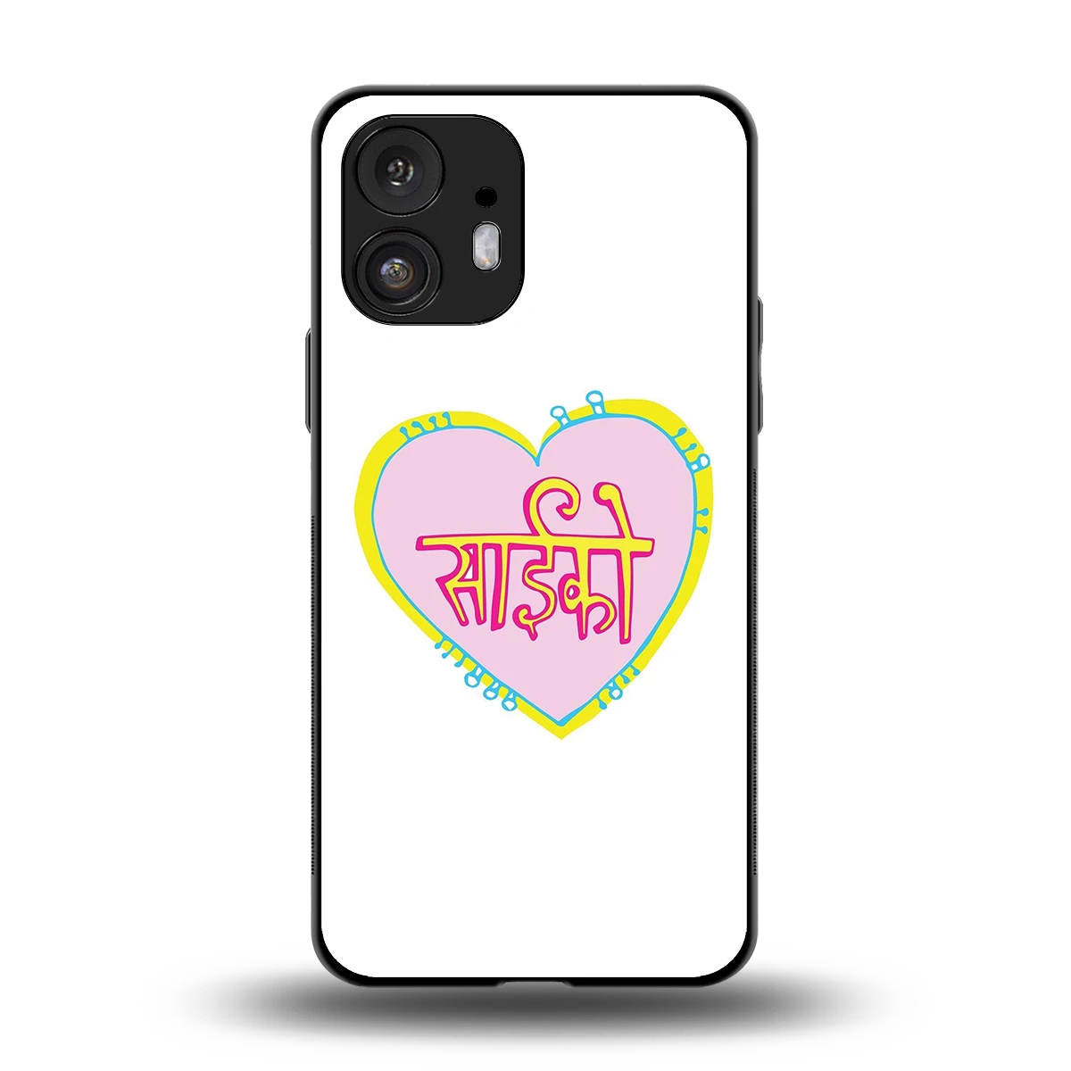 Psycho back phone cover | glass case for nothing phone 2