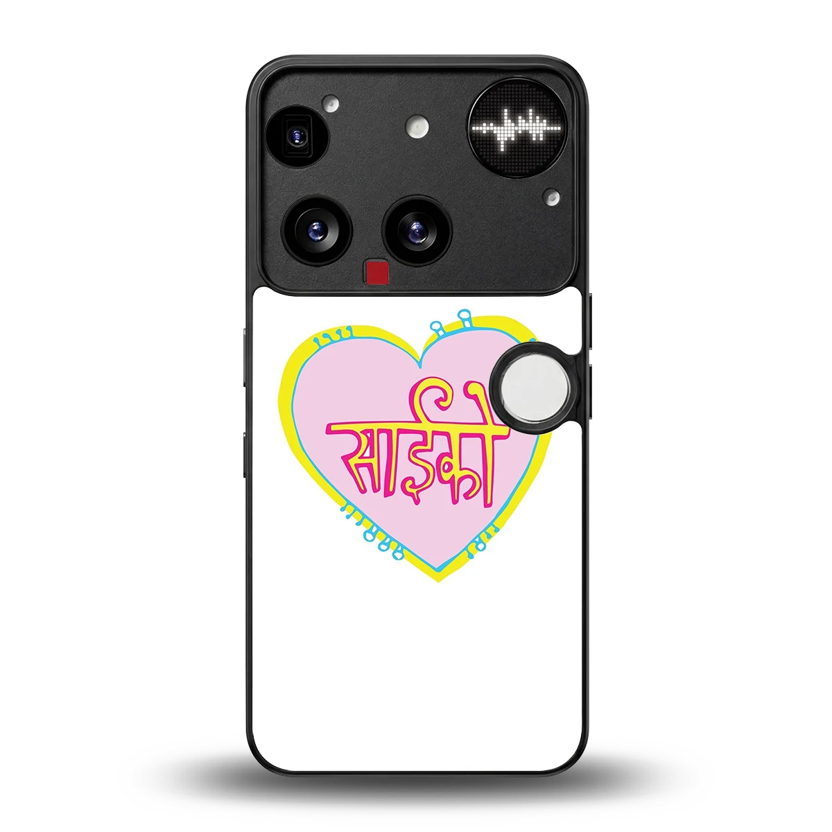 Psycho back phone cover | glass case for nothing phone 3