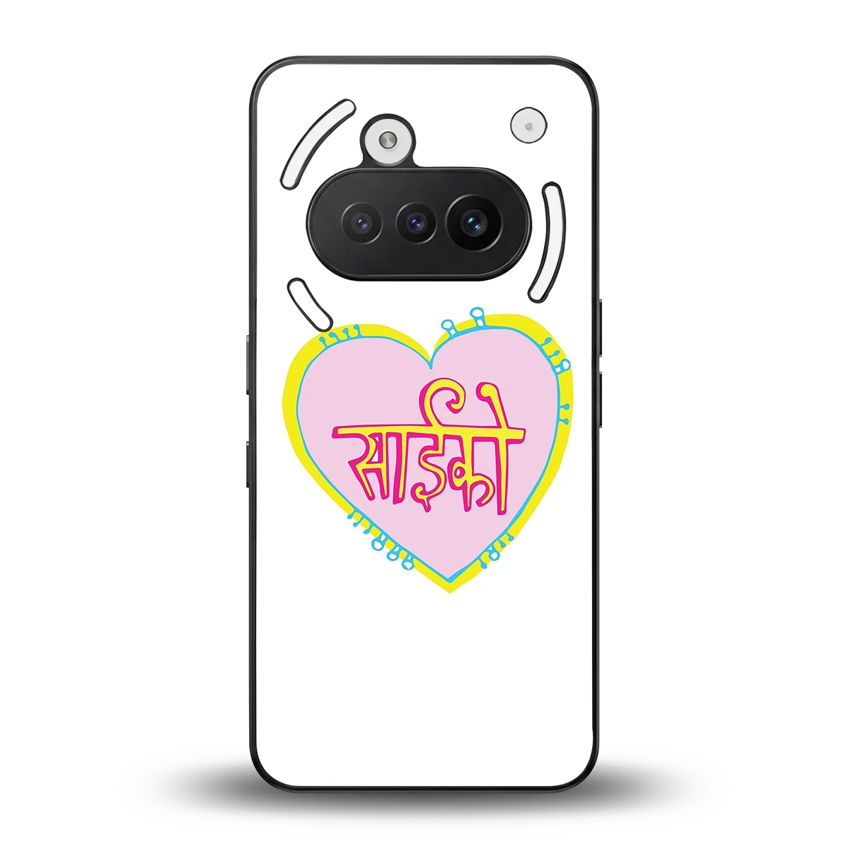 Psycho back phone cover | glass case for nothing phone 3a