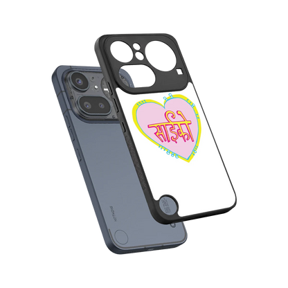 Psycho sleek nothing phone 4a pro cover with tempered glass back and TPU edges