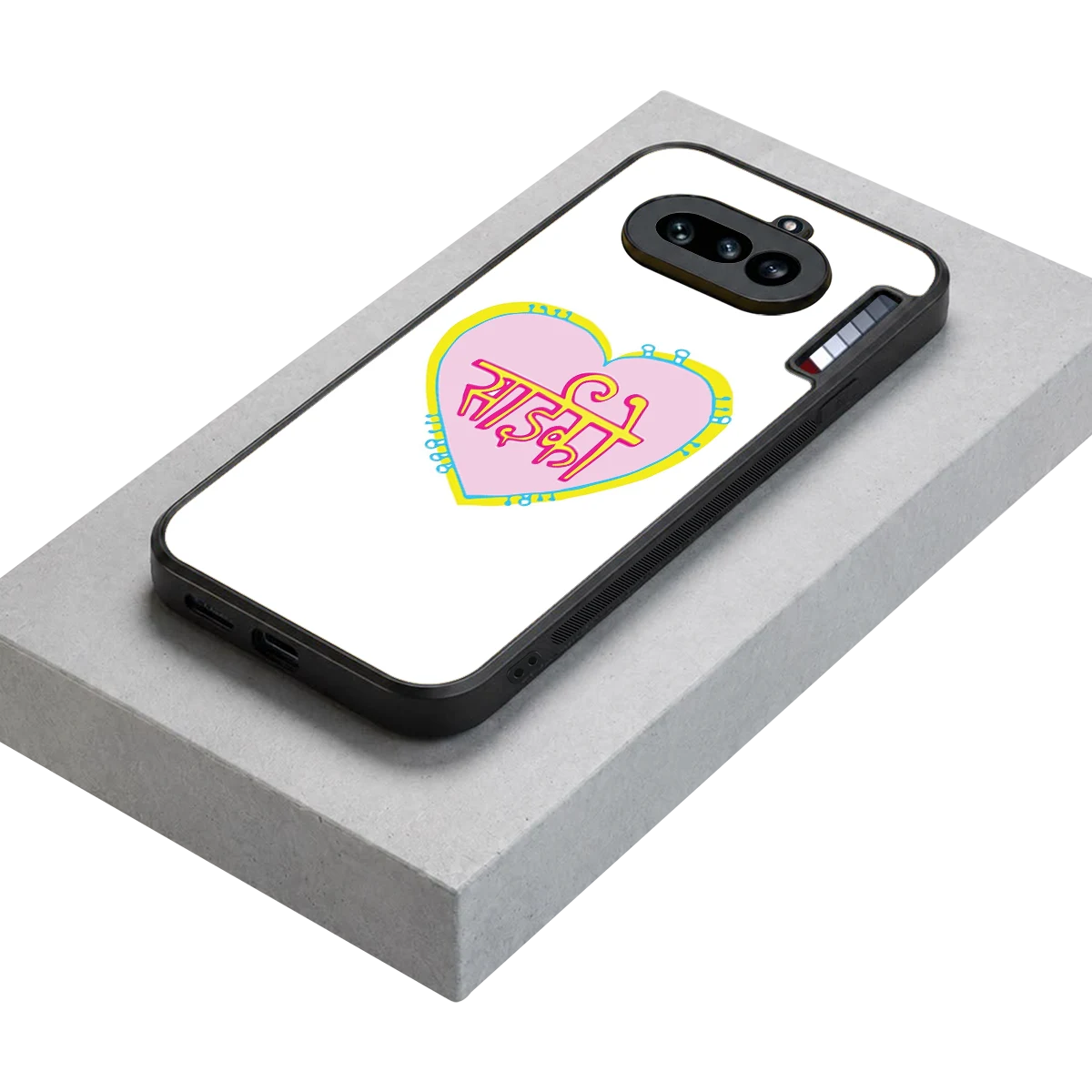 Psycho stylish phone case for nothing phone 4a | glossy glass and slim fit