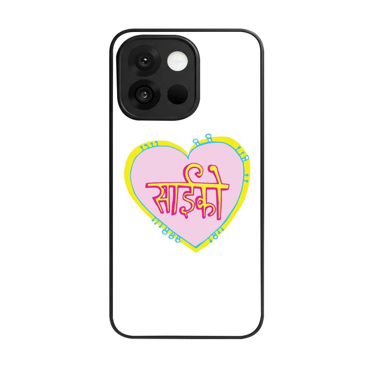 Psycho back phone cover | glass case for oneplus 13s