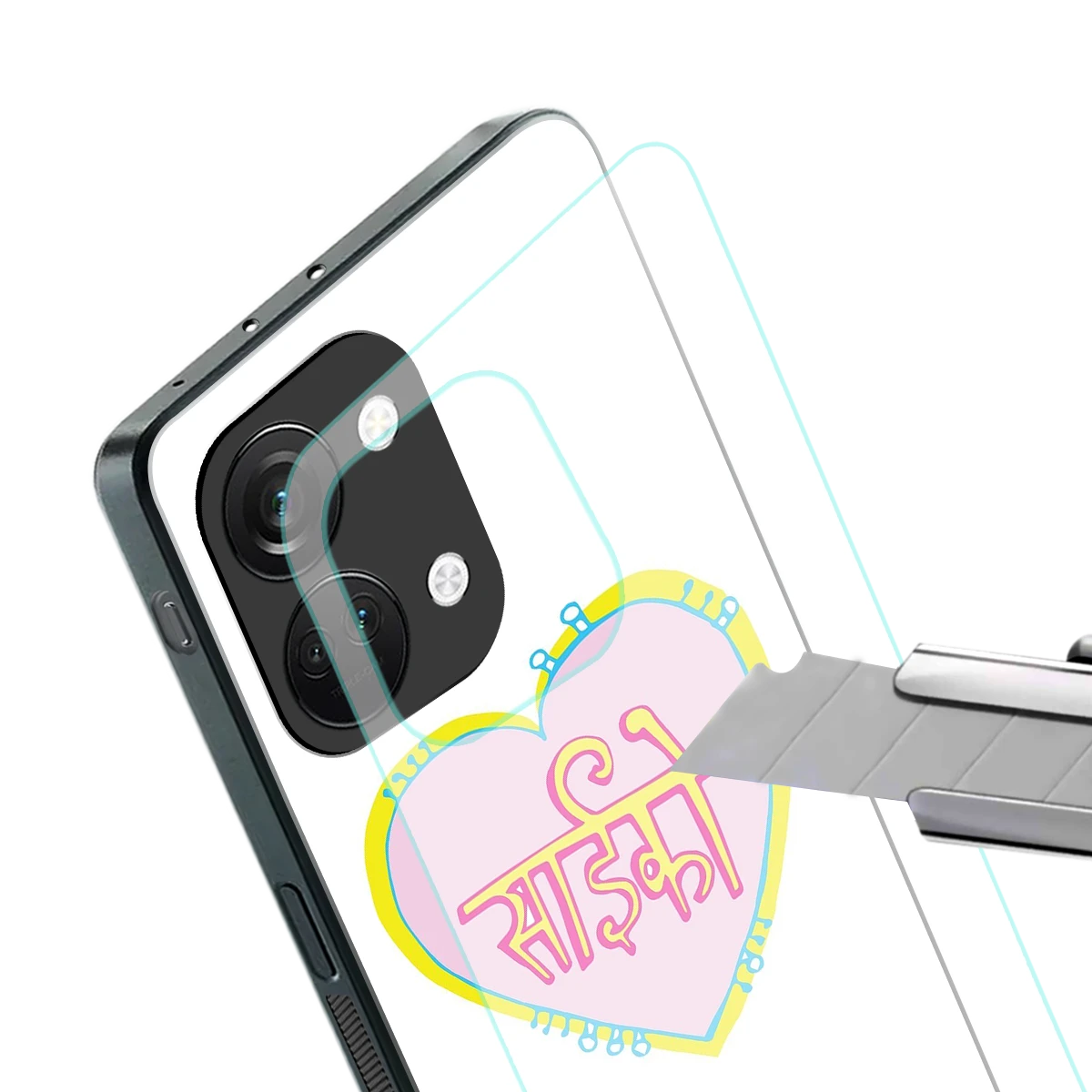 Psycho stylish phone case for oneplus nord 3 | glossy glass and slim fit