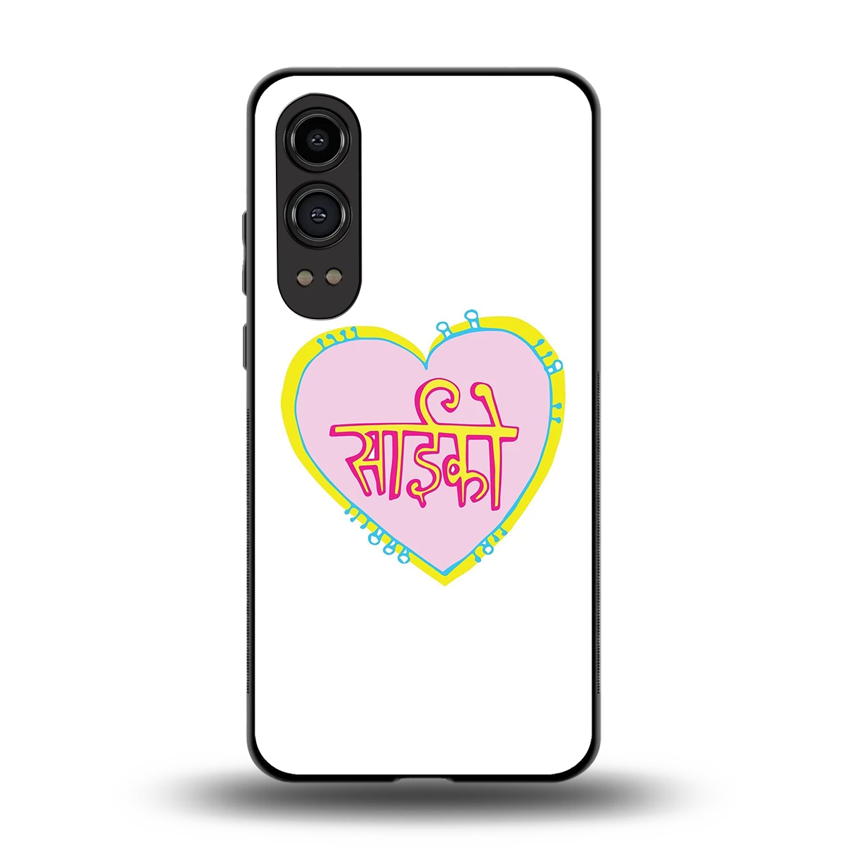 Psycho back phone cover | glass case for oneplus nord ce 4 lite