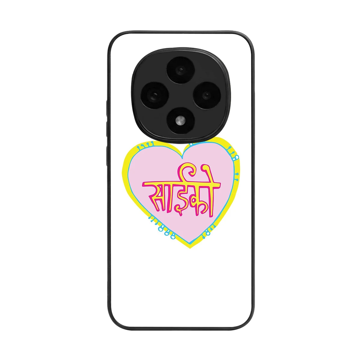 Psycho back phone cover | glass case for oppo f31 pro 5g