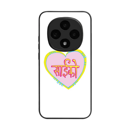 Psycho back phone cover | glass case for oppo f31 pro 5g