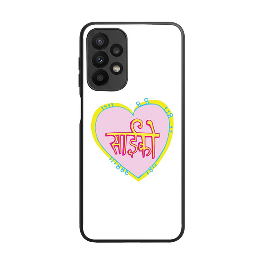 Psycho back phone cover | glass case for samsung galaxy a23