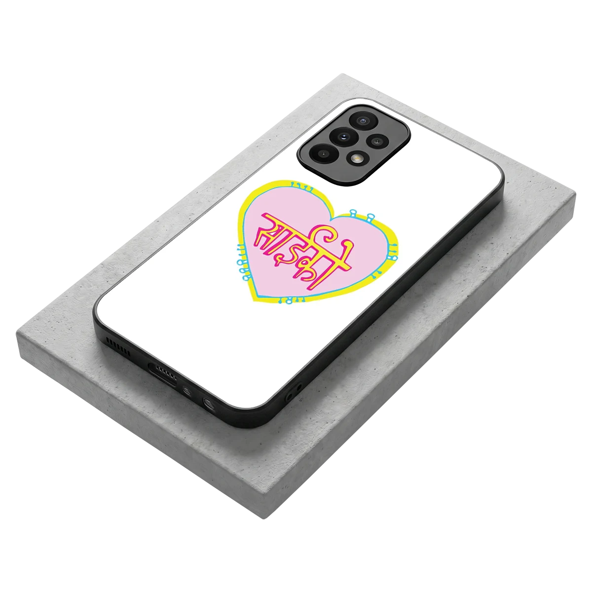 Psycho stylish phone case for samsung galaxy a23 | glossy glass and slim fit