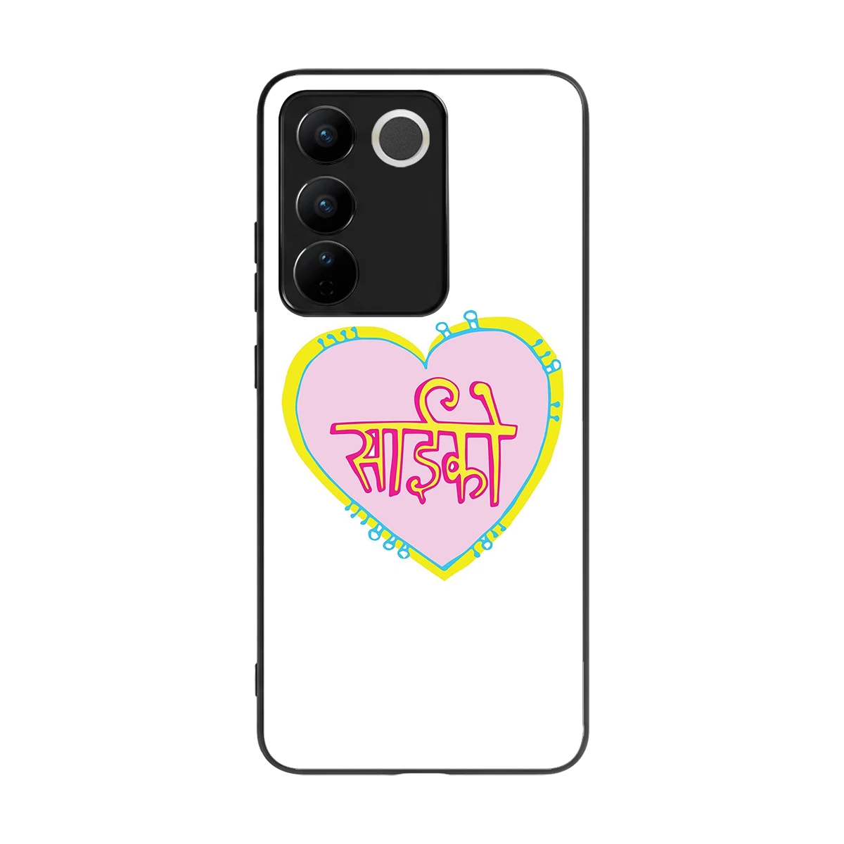 Psycho back phone cover | glass case for vivo v27 5g