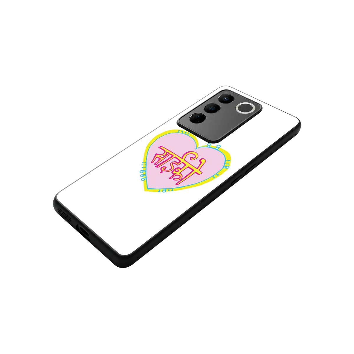Psycho stylish phone case for vivo v27 5g | glossy glass and slim fit