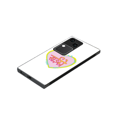 Psycho stylish phone case for vivo v30 | glossy glass and slim fit