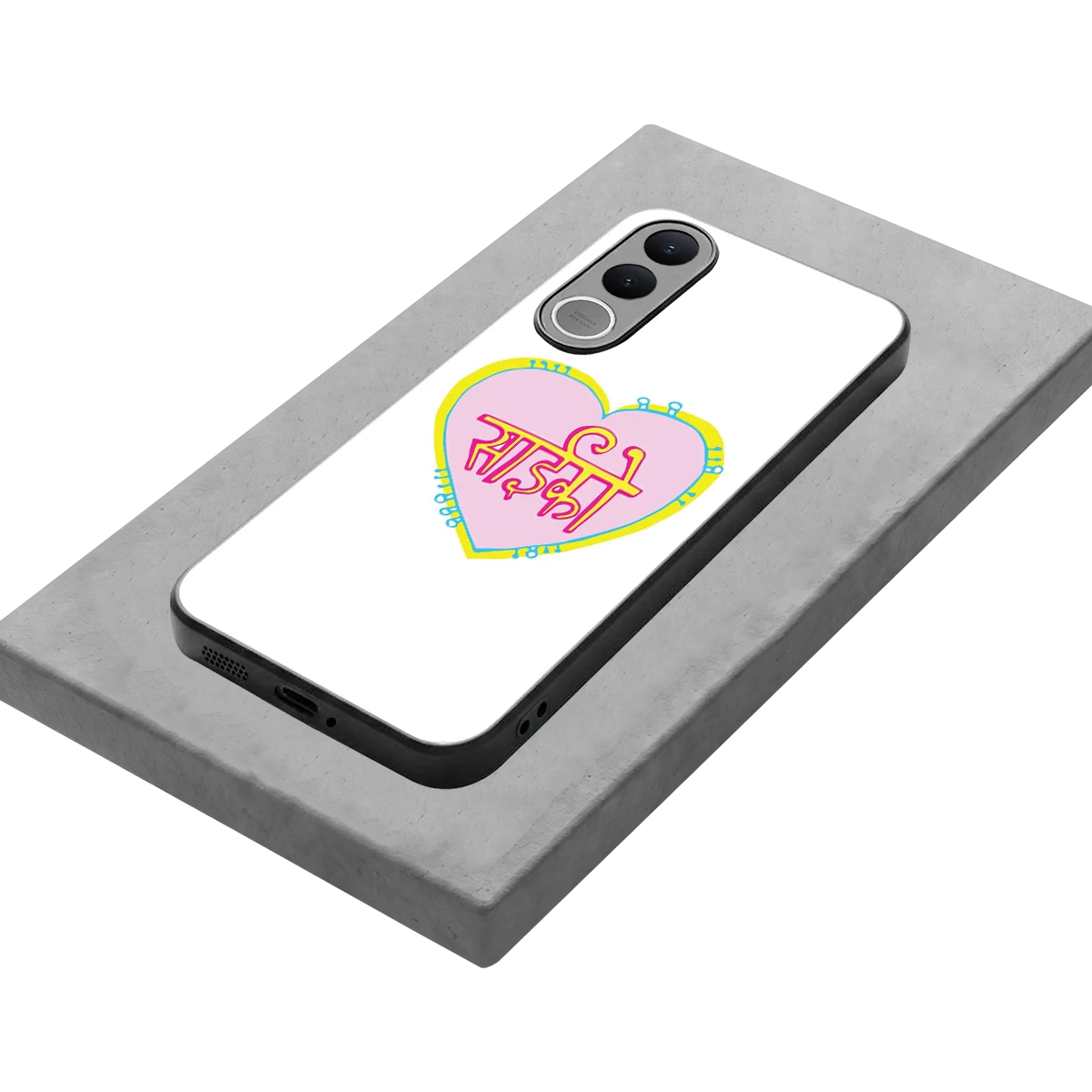 Psycho stylish phone case for vivo v70 fe | glossy glass and slim fit