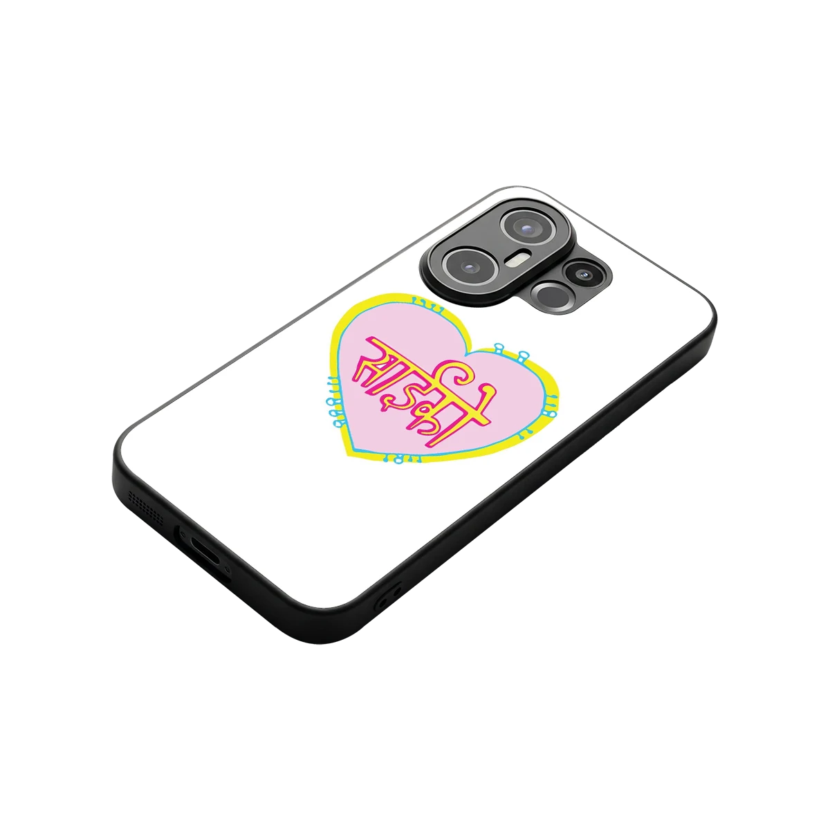 Psycho stylish phone case for vivo x200 fe | glossy glass and slim fit
