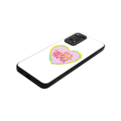Psycho stylish phone case for redmi note 11 pro | glossy glass and slim fit