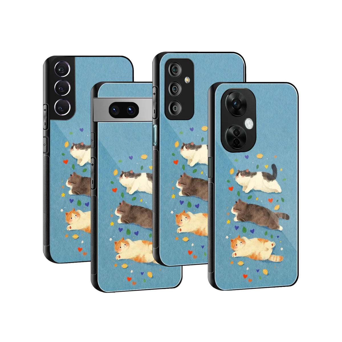 Stylish Glass Back Case for All Smartphones iPhone, Samsung, OnePlus, Pixel, Redmi, Oppo, Vivo, Motorola