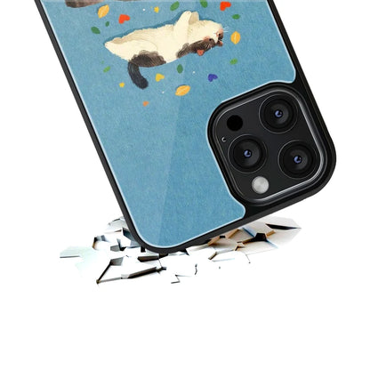 Durable Glass Back Mobile Case for iPhone, Samsung, OnePlus, Google Pixel, Redmi, Vivo, Oppo