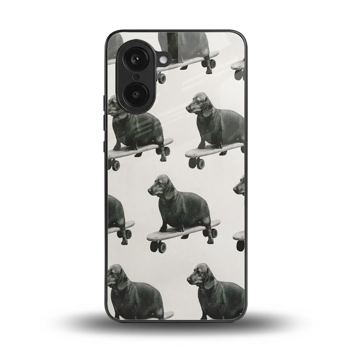 Pup Skater back phone cover | glass case for oneplus nord ce5 5g