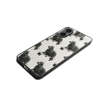 Pup Skater stylish phone case for oneplus nord ce5 5g | glossy glass and slim fit