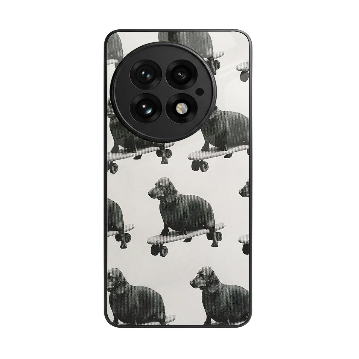 Pup Skater back phone cover | glass case for oneplus 13