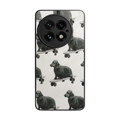 Pup Skater back phone cover | glass case for oneplus 13