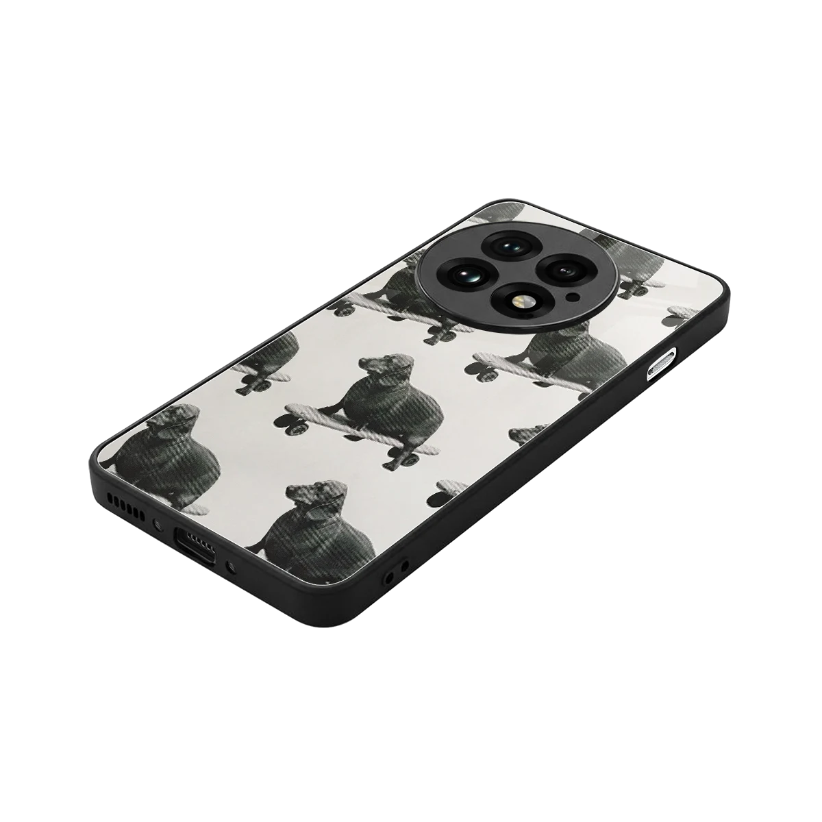 Pup Skater stylish phone case for oneplus 13 | glossy glass and slim fit