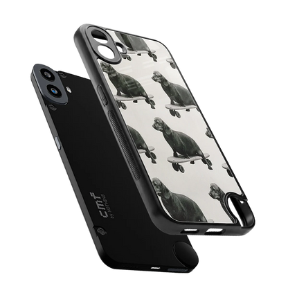 Pup Skater sleek cmf nothing phone 1 cover with tempered glass back and TPU edges